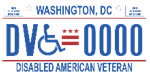 DC DMV Tag Disabled Veterans