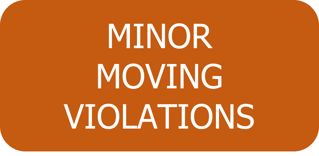 DC DMV Minor Moving Violations Button