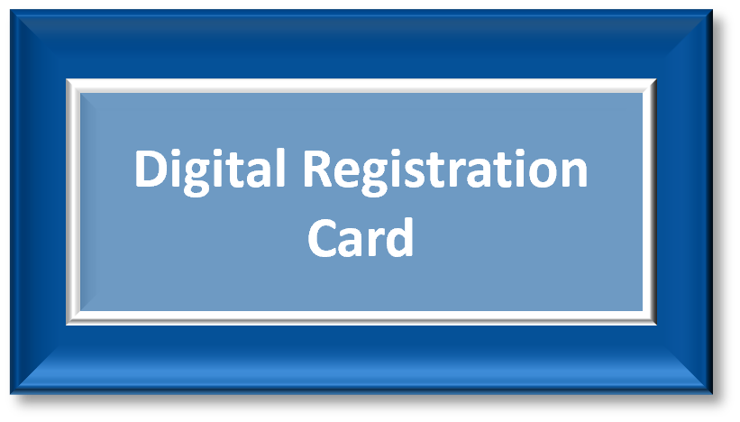 Digital Card Registration Button